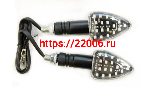 Боковой фонарь (LED) (компл. - 1 пар) WKT-TL-07 черный Боковой фонарь (LED) (компл. - 1 пар) WKT-TL-07 черный