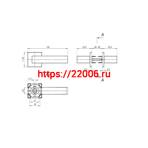 Ручка Fuaro (Фуаро) раздельная K.SL52.REDLINE (RED LINE SL) SSC-16 сатинированный хром фото 2 Ручка Fuaro (Фуаро) раздельная K.SL52.REDLINE (RED LINE SL) SSC-16 сатинированный хром фото 2