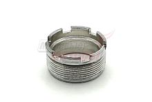 Гайка глушителя Минск резьба снаружи колено-цилиндр Пионер, Спутник (3.115-12025) (ЗАВОД, г.Минск)