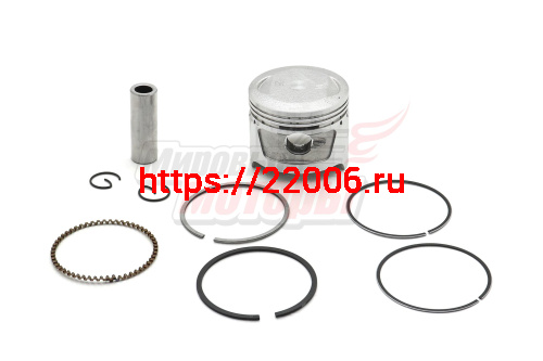 Поршень 47,25 мм 4 такт. Alpha, Delta, Zodiak, ОВ-70 (90 см3) (h42мм+ кольца, палец, стопорн. кольца)