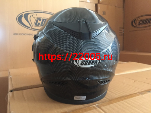 Шлем интеграл COBRA JK312, цвет черный карбон, лайм(3), размеры L фото 3 Шлем интеграл COBRA JK312, цвет черный карбон, лайм(3), размеры L фото 3