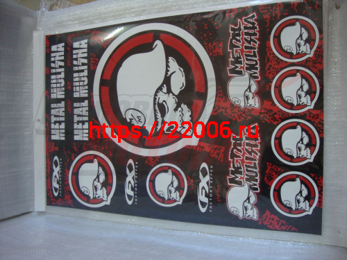 Наклейки: METAL MULISHA,FX (тип 2) (30x45) Наклейки: METAL MULISHA,FX (тип 2) (30x45)