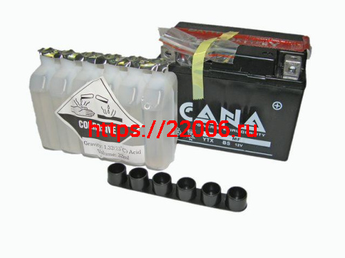 Аккумулятор CANA 12v/7hr YTX7L-BS (85EN, MF, 114*71*131, 2кг, -) 8 Аккумулятор CANA 12v/7hr YTX7L-BS (85EN, MF, 114*71*131, 2кг, -) 8