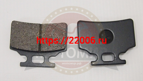 Колодки тормозные дисковые перед скутер SLASH фото 2