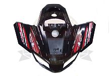 Облицовка передняя большая ATV SPORTY с крыльями (Цвета Черный и Белый)  (606246)