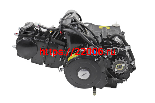 Двигатель 1P52FMН 110см3 эл.стар, 4МКПП по кругу, Delta,Alpha, маркировка 49см3(ЧЕРНЫЙ) фото 3