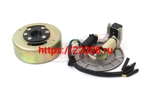 Зажигание Alpha,Delta в сб. с махов.(генер-р)(2 катушки,разъёмы:1+1+1+1+1)(для безэлектрост.двигат.)