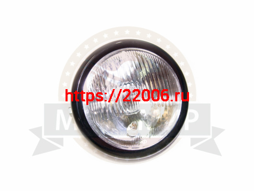 Фара Zodiak, Альфа круглая (черная)