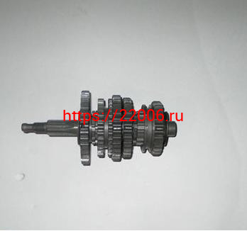 Вал вторичный КПП в сборе ИМЗ.8-103.04022 Урал Вал вторичный КПП в сборе ИМЗ.8-103.04022 Урал