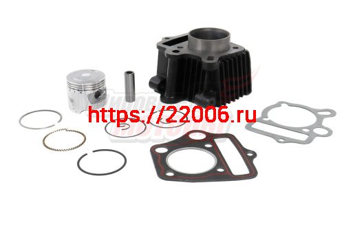 Цилиндр Delta, Zodiak, ОВ-70 в сборе 47мм (70см3) (Поршн. группа=цилиндр+порш.+палец+кольц.)