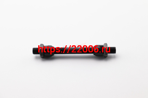 Ось втулки переднего колеса с гайками 3/8"*108 мм MTB Ось втулки переднего колеса с гайками 3/8"*108 мм MTB