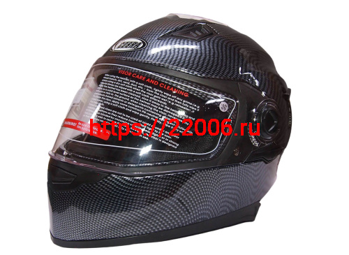 Шлем интеграл COBRA JK312, цвет черный карбон, лайм(3), размеры L Шлем интеграл COBRA JK312, цвет черный карбон, лайм(3), размеры L