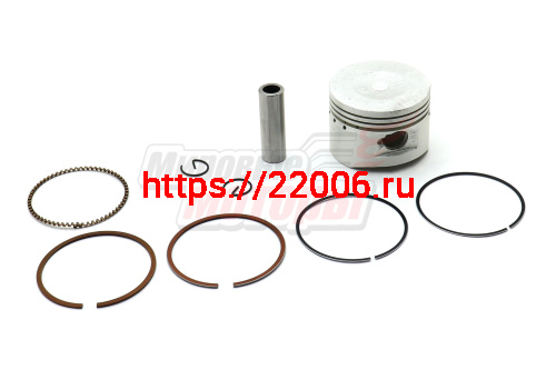Поршень 52,40 мм 4 такт. Aplha, Delta, Zodiak, ОВ-70 (110 см3) ( + кольца,палец,стопорн.кольца) SEE