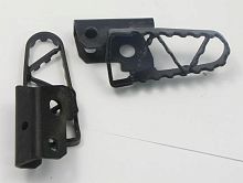 Подножка водителя Fighter125 левая, в сборе (палец, пружина)