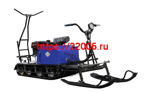 Мотобуксировщик с лыжным модулем 15 л.с., С РЕВЕРСОМ ЛИДЕР-3-3Т-15АП (3 тел.), АДАПТИВНАЯ ПОДВЕСКА